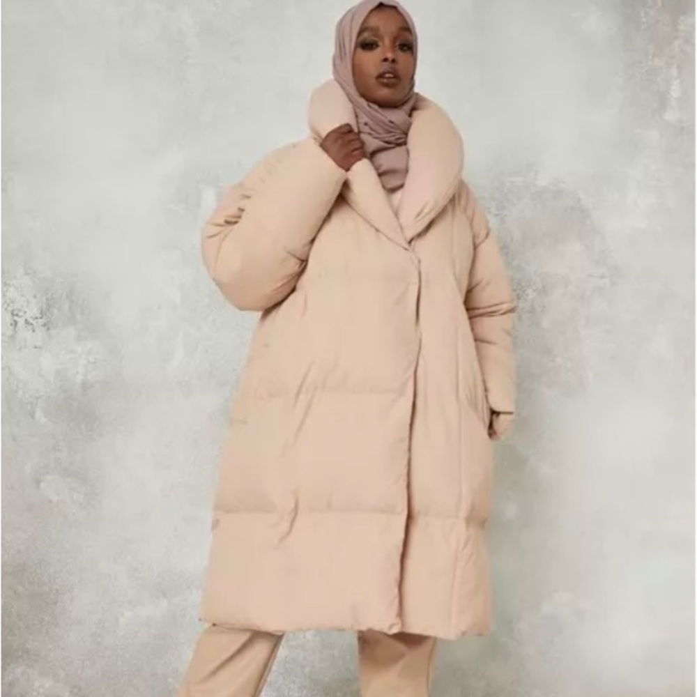MISSGUIDED Square Quilted Puffer Coat size 0 US